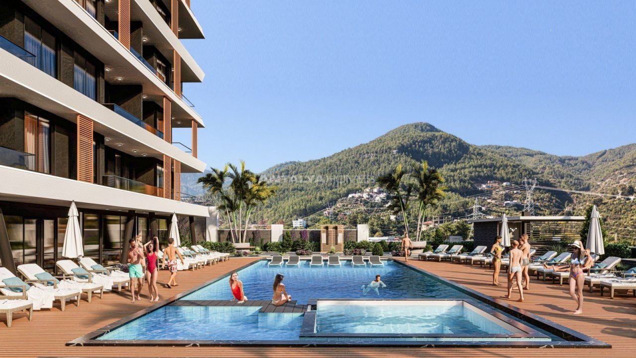 Апартаменты в Алании, Турция, 40 м2 фото 4