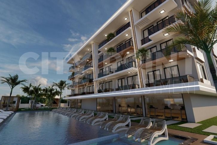 Апартаменты в Алании, Турция, 56 м2 фото 2