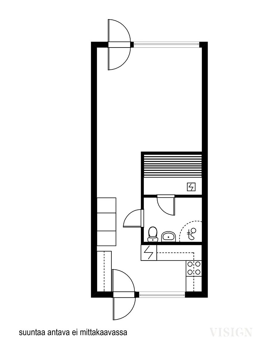 Таунхаус в Нильсия, Финляндия, 34 м2 фото 5