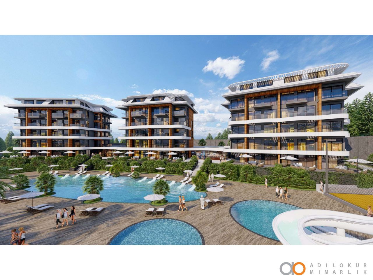 Апартаменты в Алании, Турция, 50 м2 фото 2