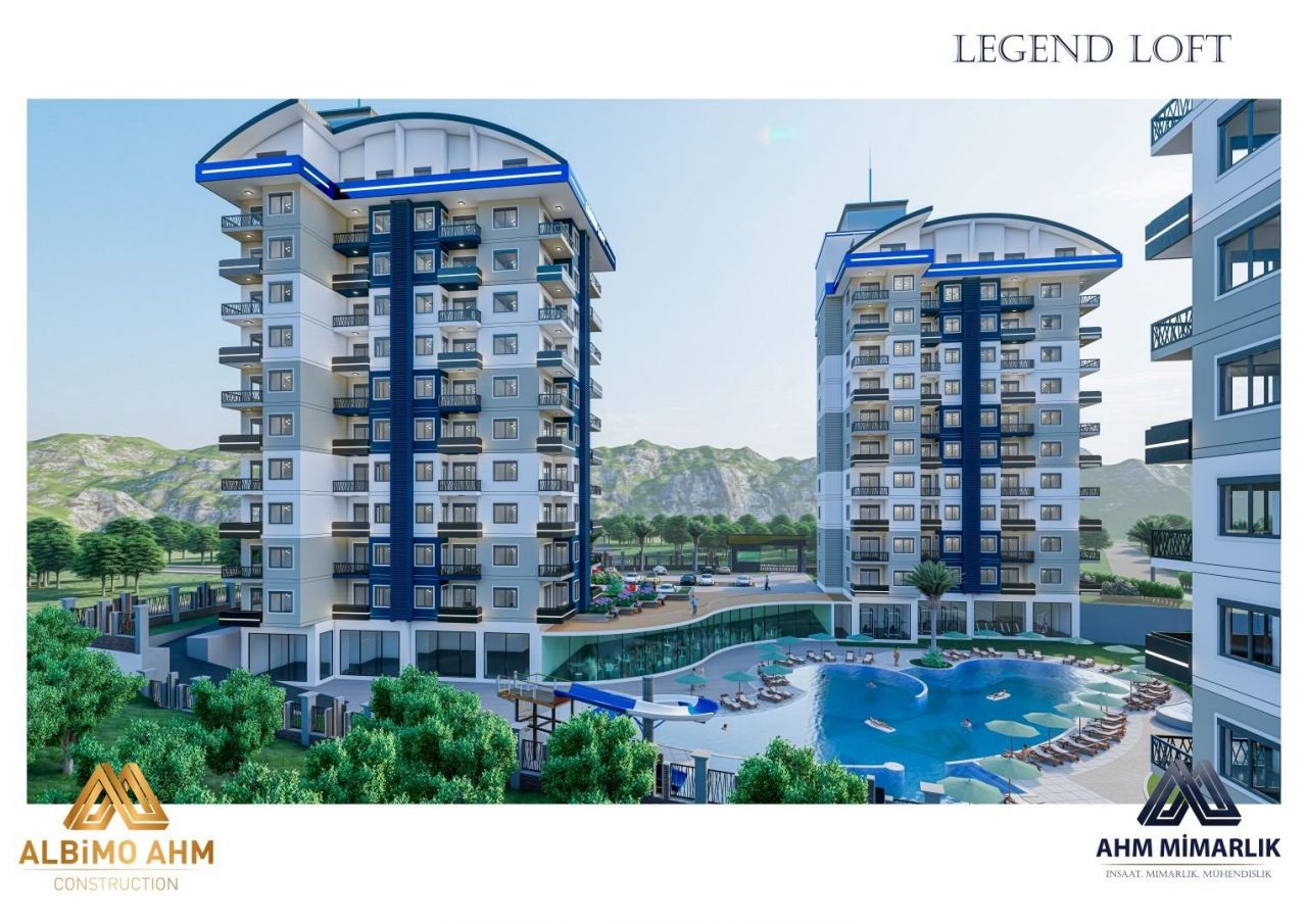 Апартаменты в Авсалларе, Турция, 58 м2 фото 3