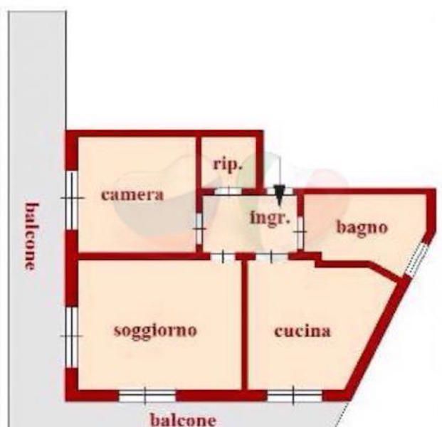Квартира в Сан-Ремо, Италия, 50 м2 фото 4
