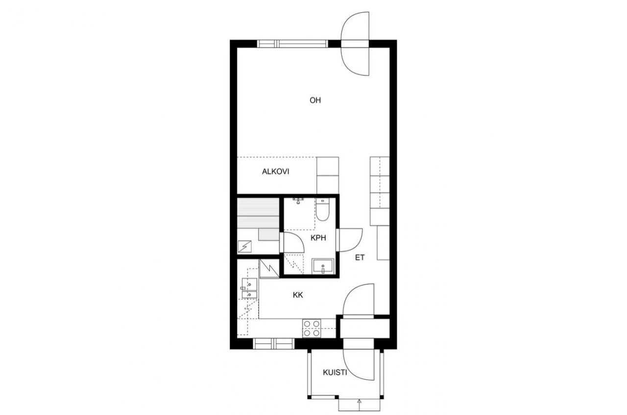 Таунхаус в Кивиярви, Финляндия, 39 м2 фото 2