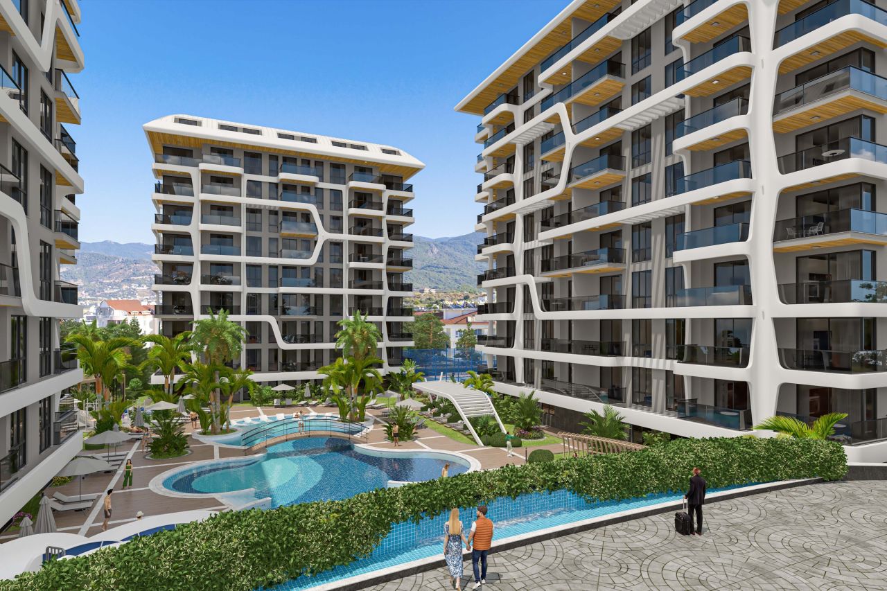 Апартаменты в Алании, Турция, 58 м2 фото 2