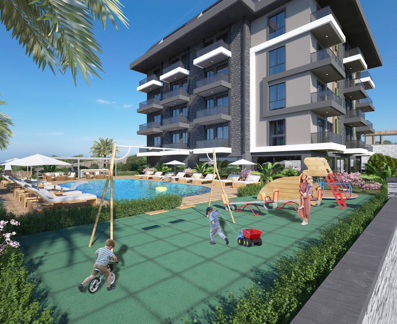 Апартаменты в Алании, Турция, 50 м2 фото 4