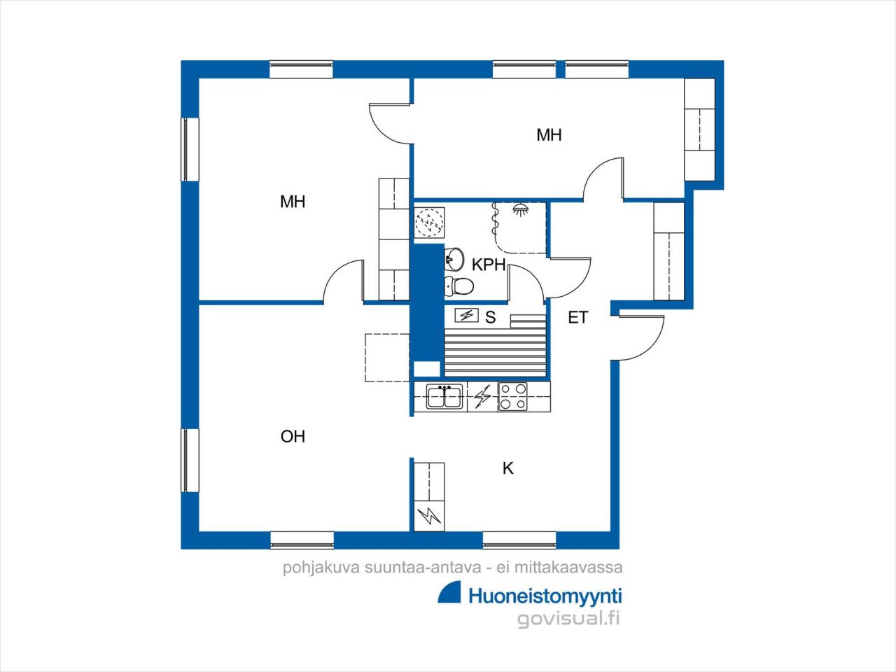 Квартира в Ханко, Финляндия, 70 м2 фото 2