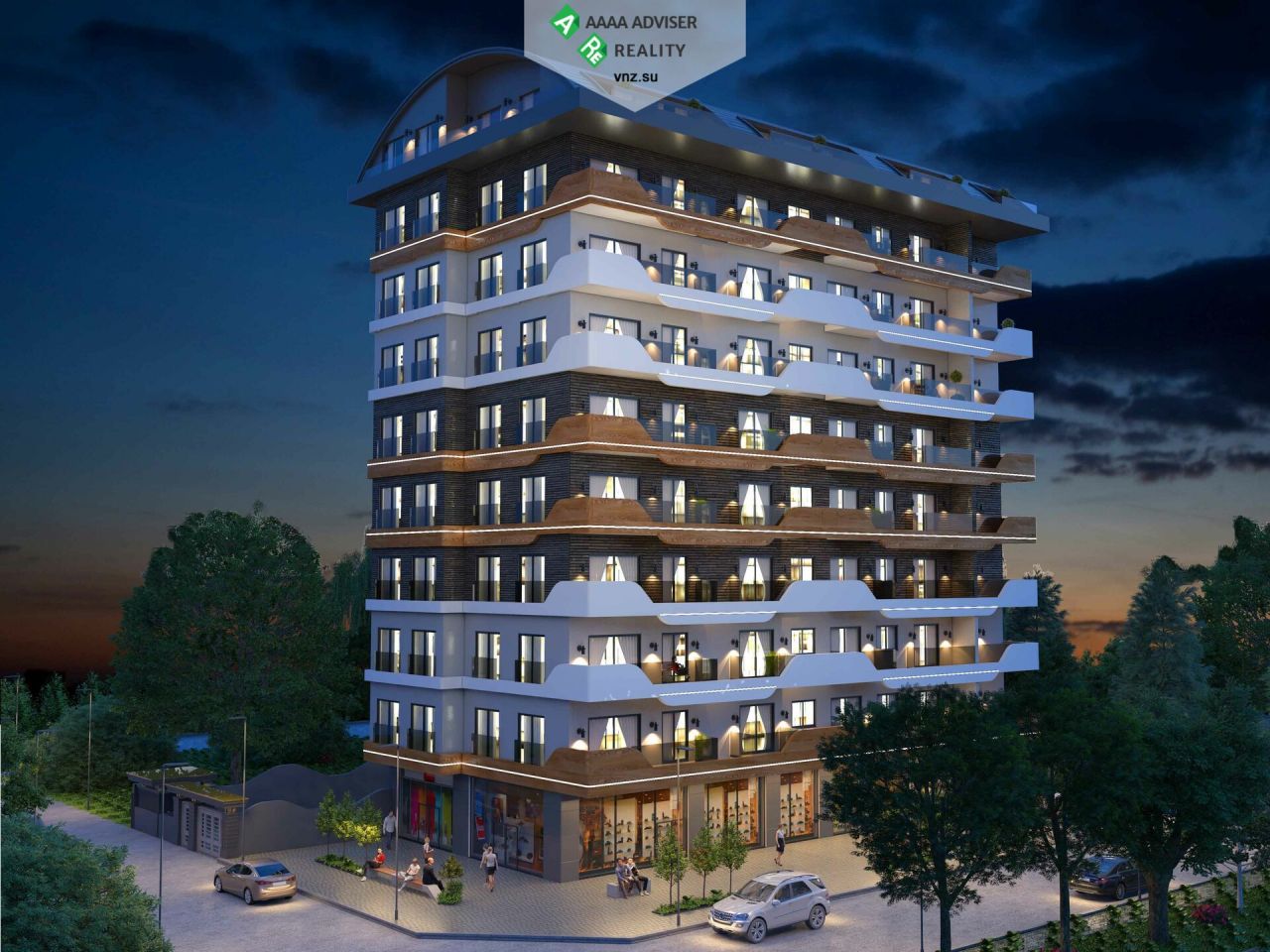 Квартира в Алании, Турция, 45 м2 фото 2