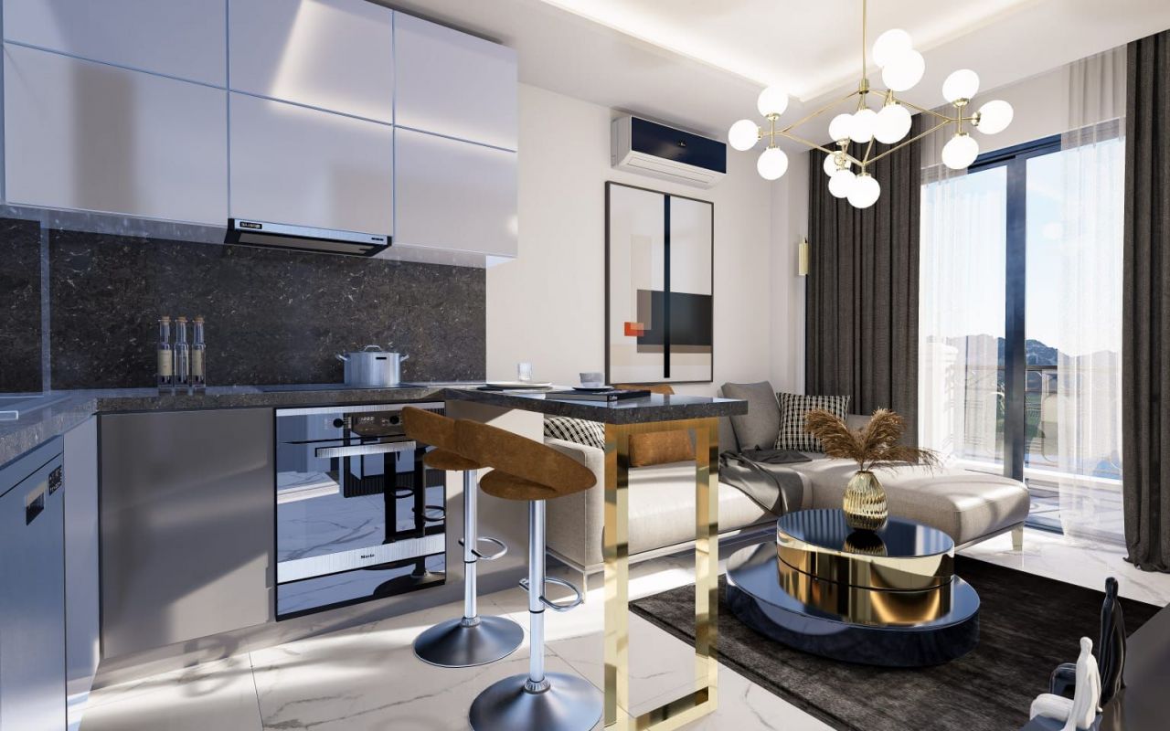 Апартаменты в Алании, Турция, 40 м2 фото 4