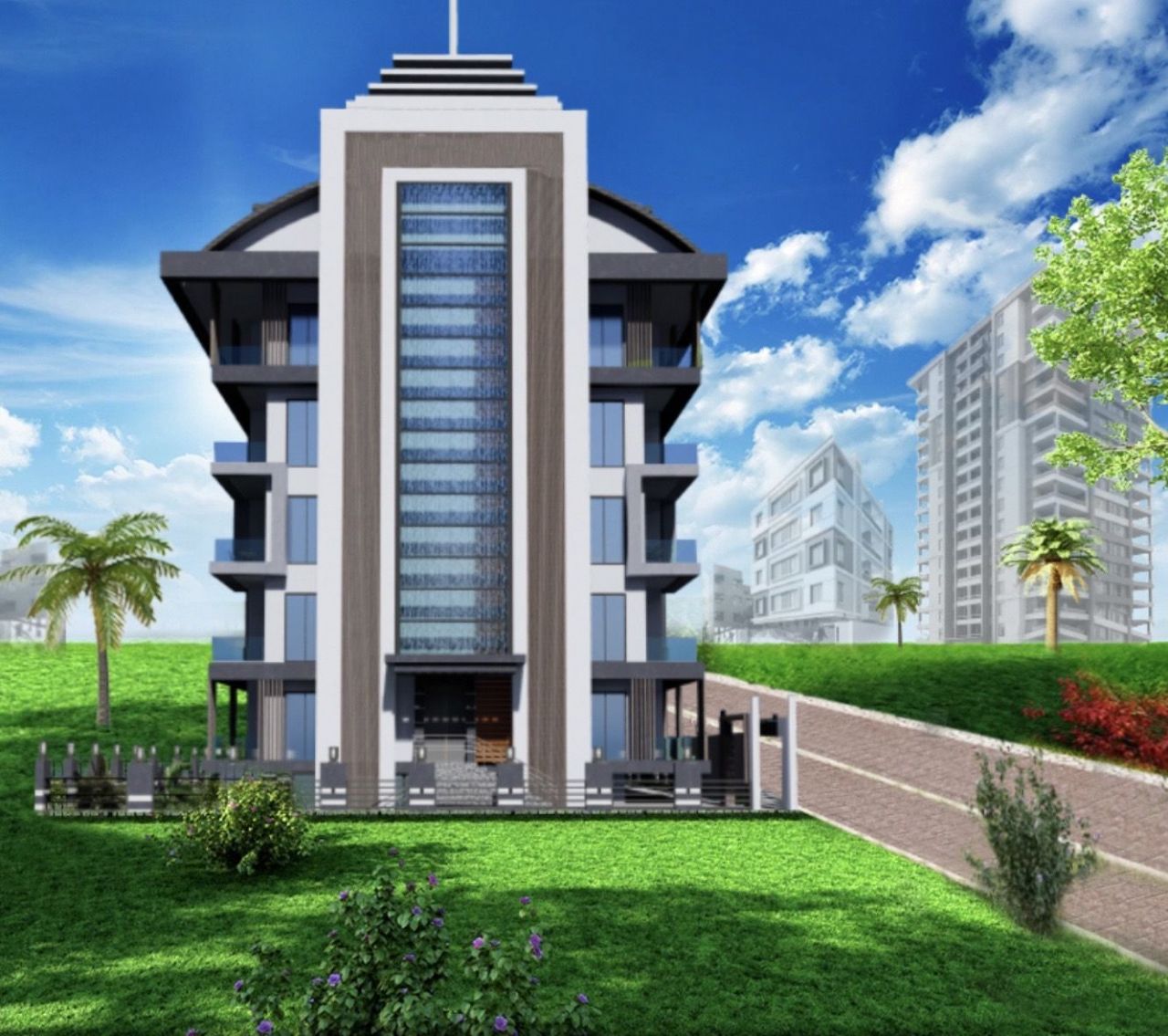 Апартаменты в Алании, Турция, 43 м2 фото 2