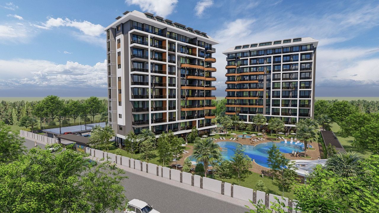 Апартаменты в Алании, Турция, 60 м2 фото 3
