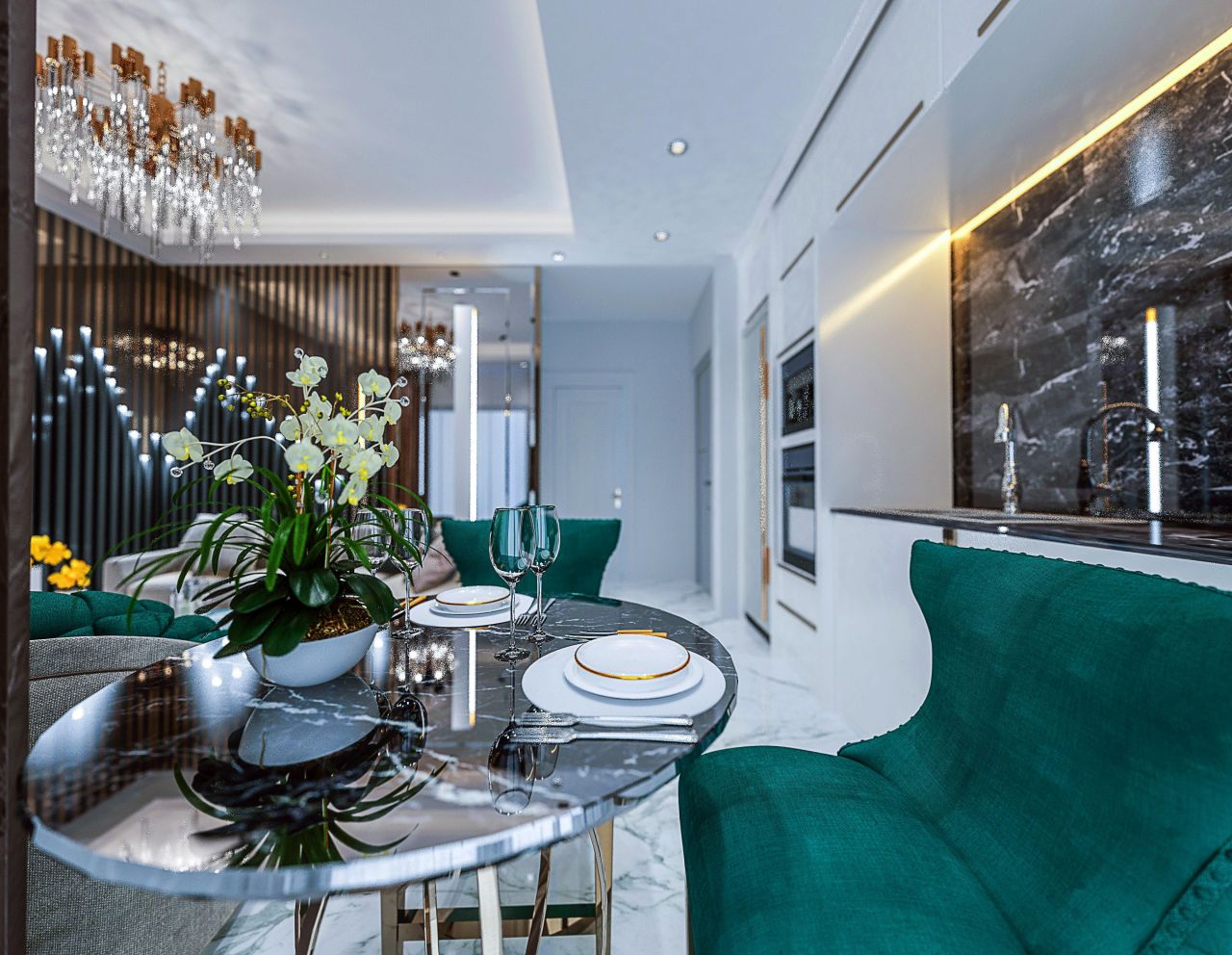 Квартира в Алании, Турция, 51 м2 фото 3