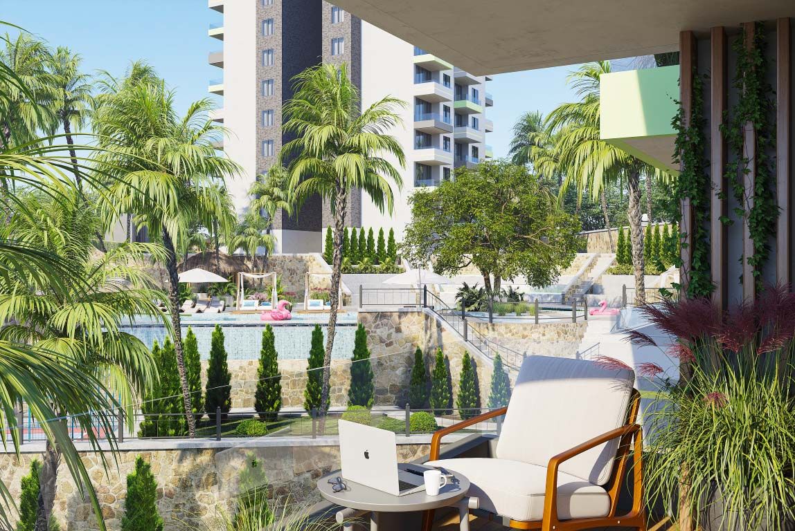 Квартира в Алании, Турция, 53 м2 фото 2