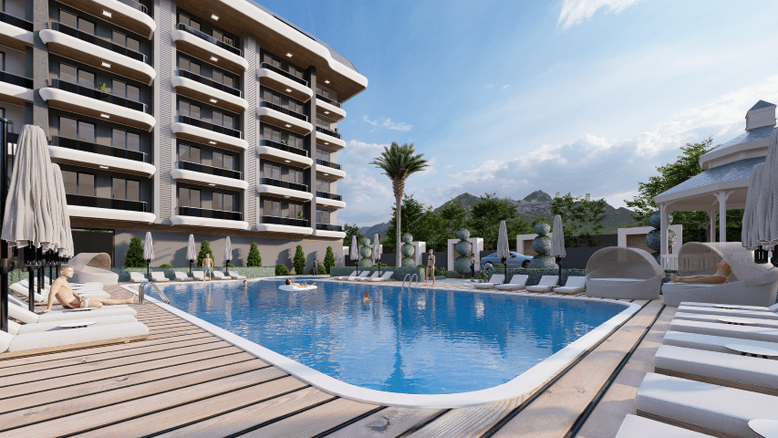 Квартира в Алании, Турция, 50 м2 фото 2