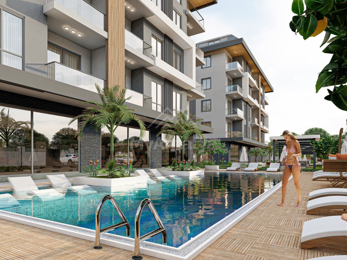 Квартира в Алании, Турция, 50 м2 фото 2