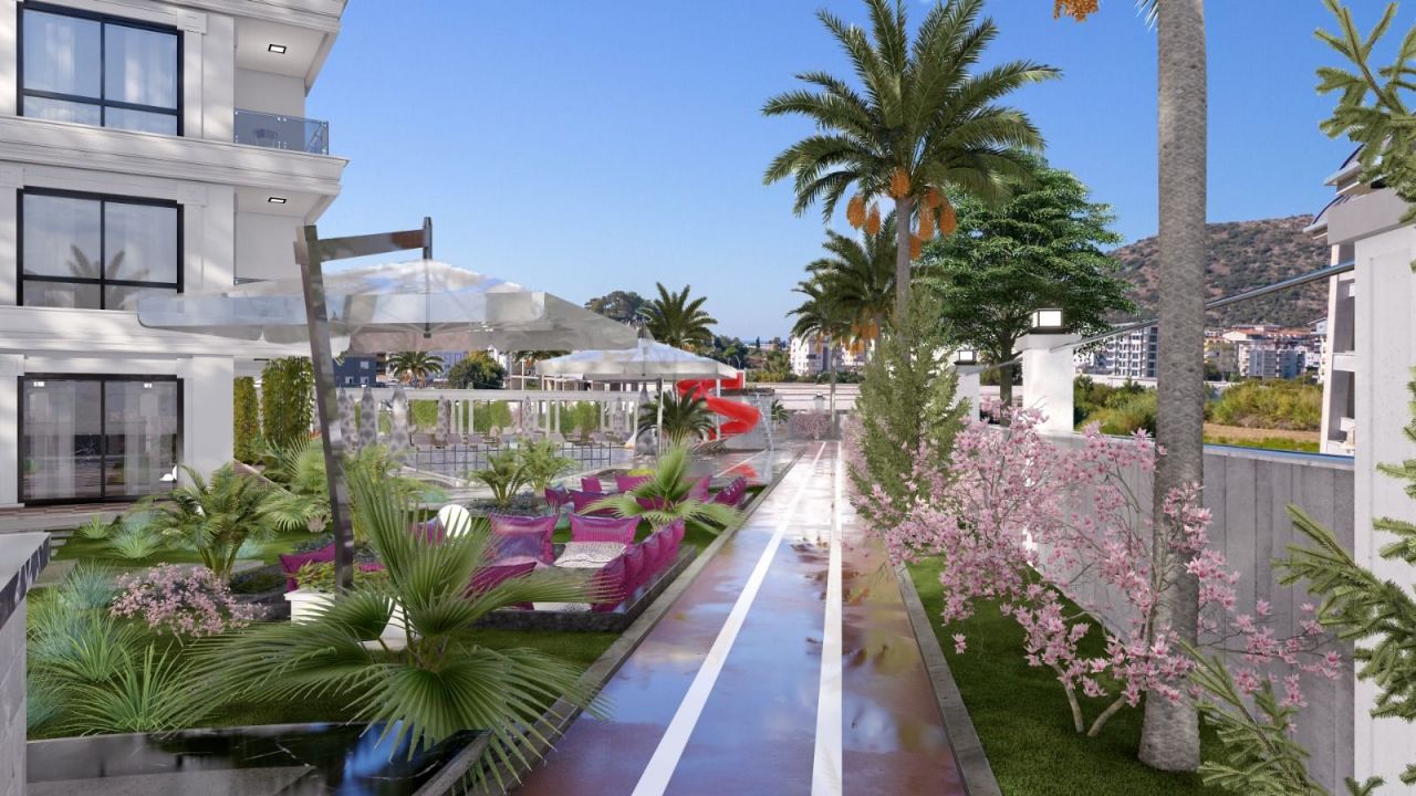 Апартаменты в Алании, Турция, 47 м2 фото 2