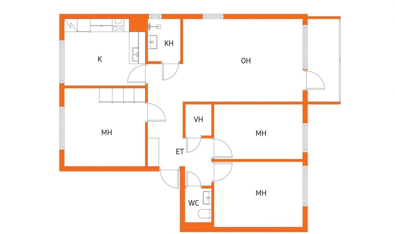 Квартира в Кеми, Финляндия, 80 м2 фото 2