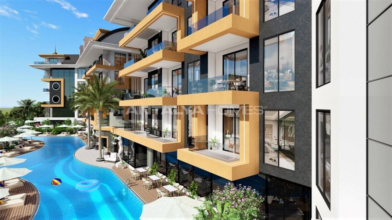 Апартаменты в Алании, Турция, 55 м2 фото 2