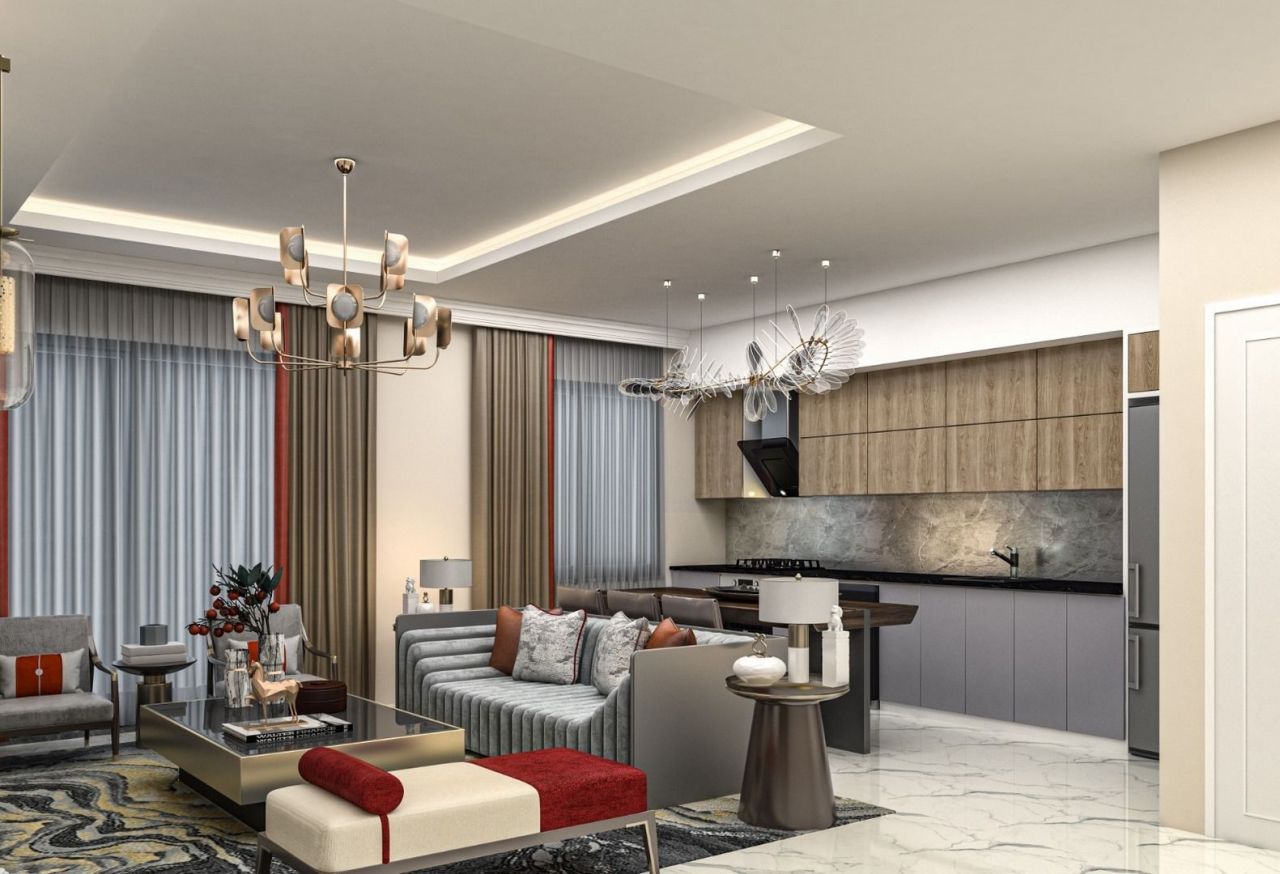 Квартира в Алании, Турция, 58 м2 фото 4