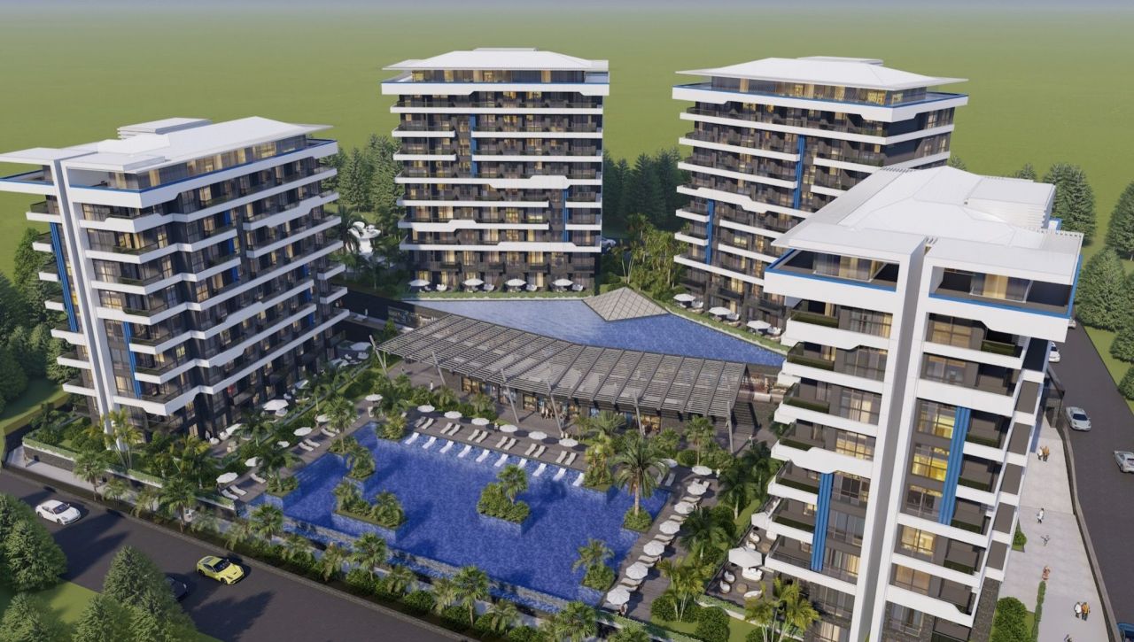 Апартаменты в Алании, Турция, 56 м2 фото 2