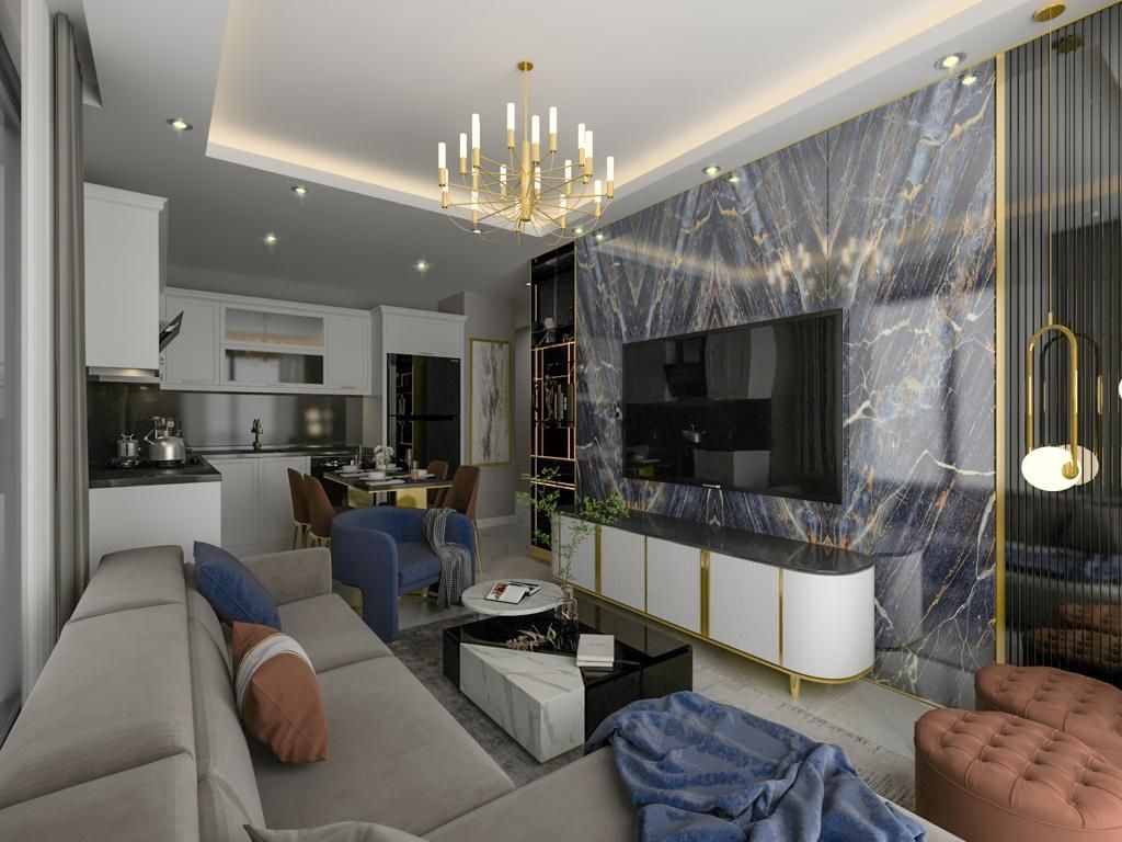 Квартира в Алании, Турция, 50 м2 фото 2