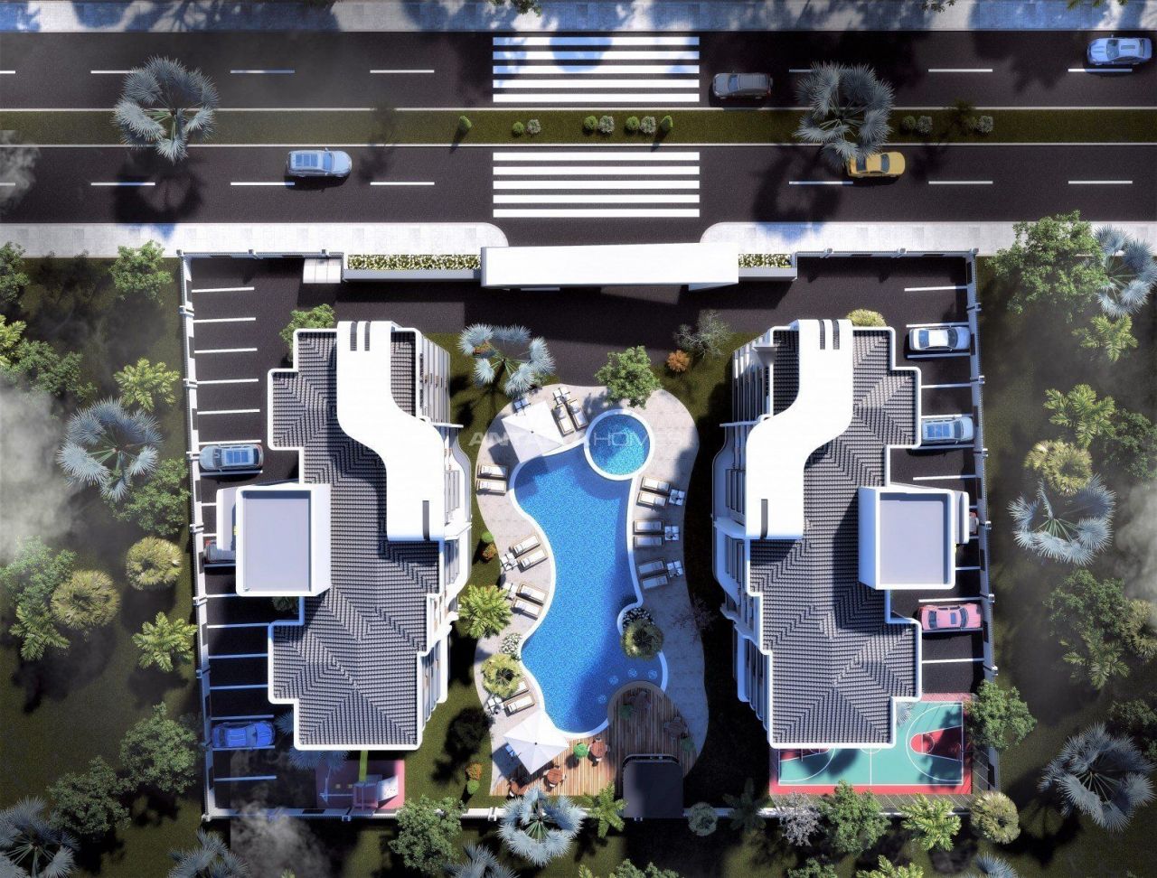 Апартаменты в Анталии, Турция, 60 м2 фото 2