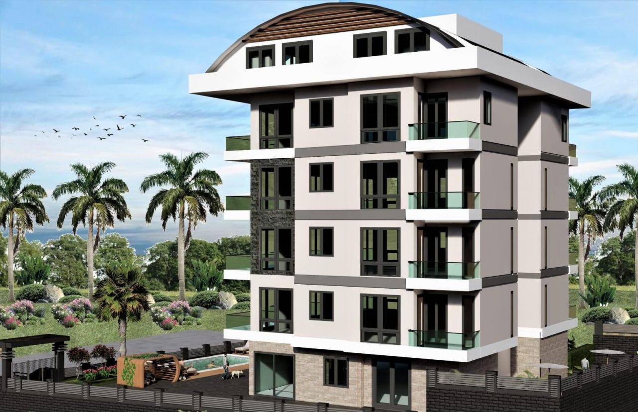 Квартира в Алании, Турция, 50 м2 фото 2