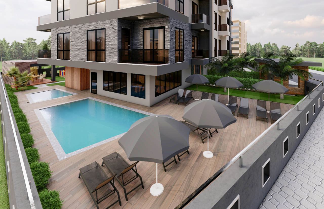 Квартира в Алании, Турция, 46 м2 фото 2