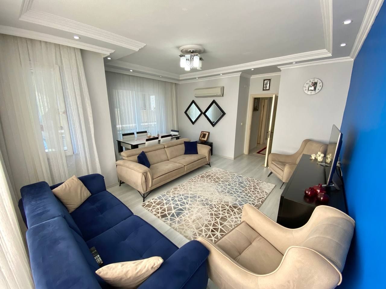 Квартира в Алании, Турция, 110 м2 фото 2