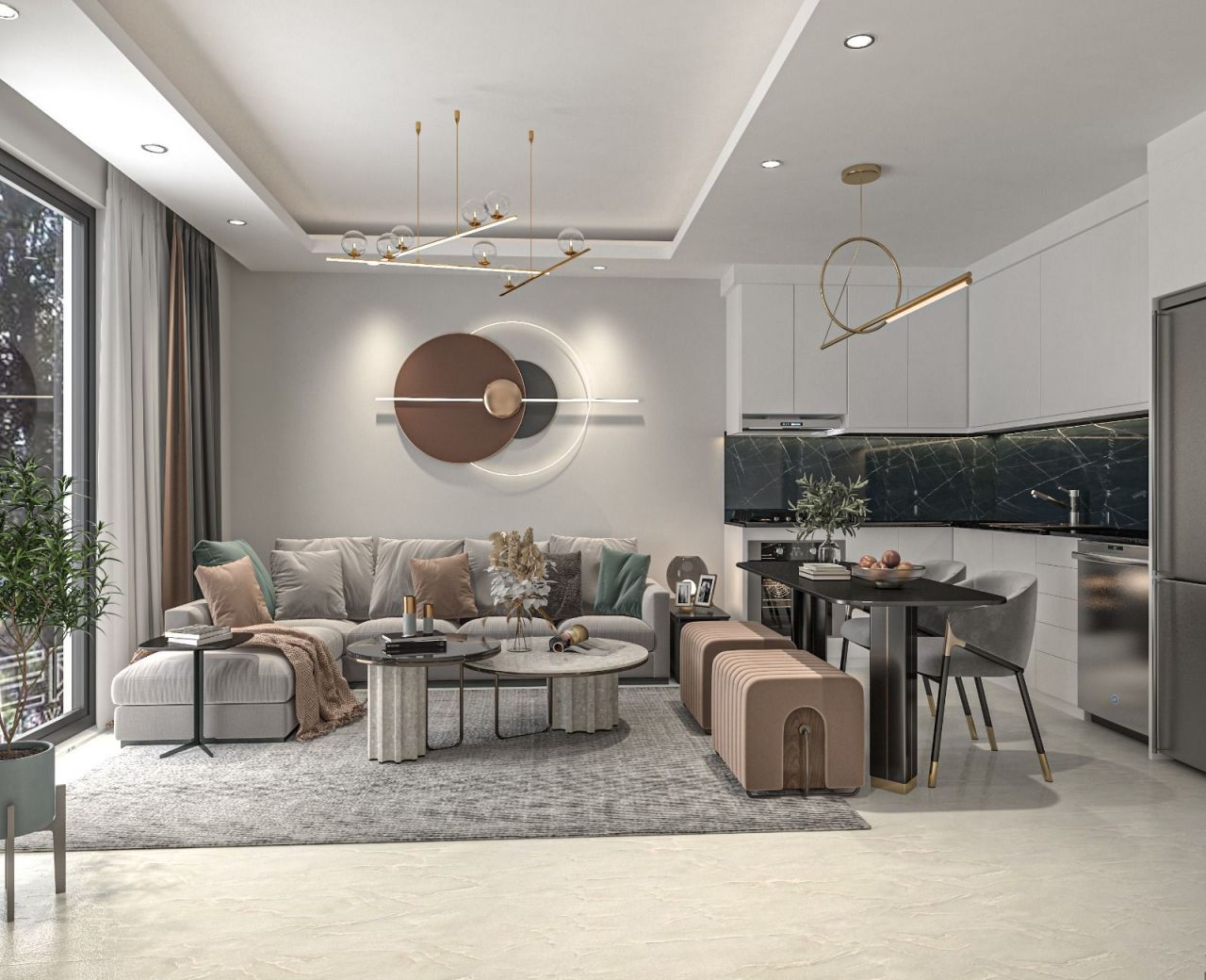Апартаменты в Авсалларе, Турция, 53 м2 фото 5