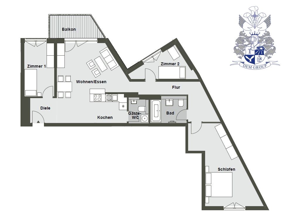 Квартира в Дюссельдорфе, Германия, 108.44 м2 фото 3