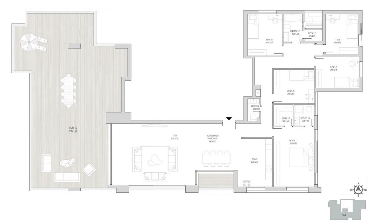Пентхаус в Бат-Яме, Израиль, 305 м2 фото 4