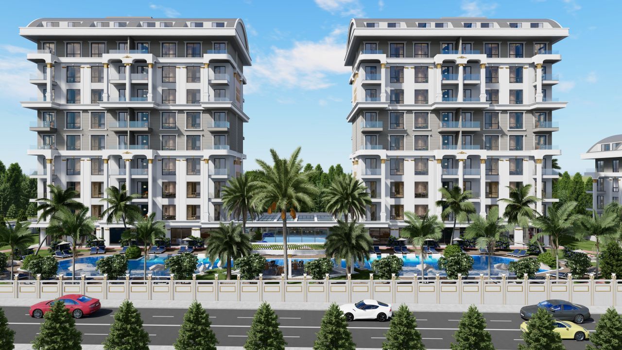 Квартира в Алании, Турция, 50 м2 фото 2