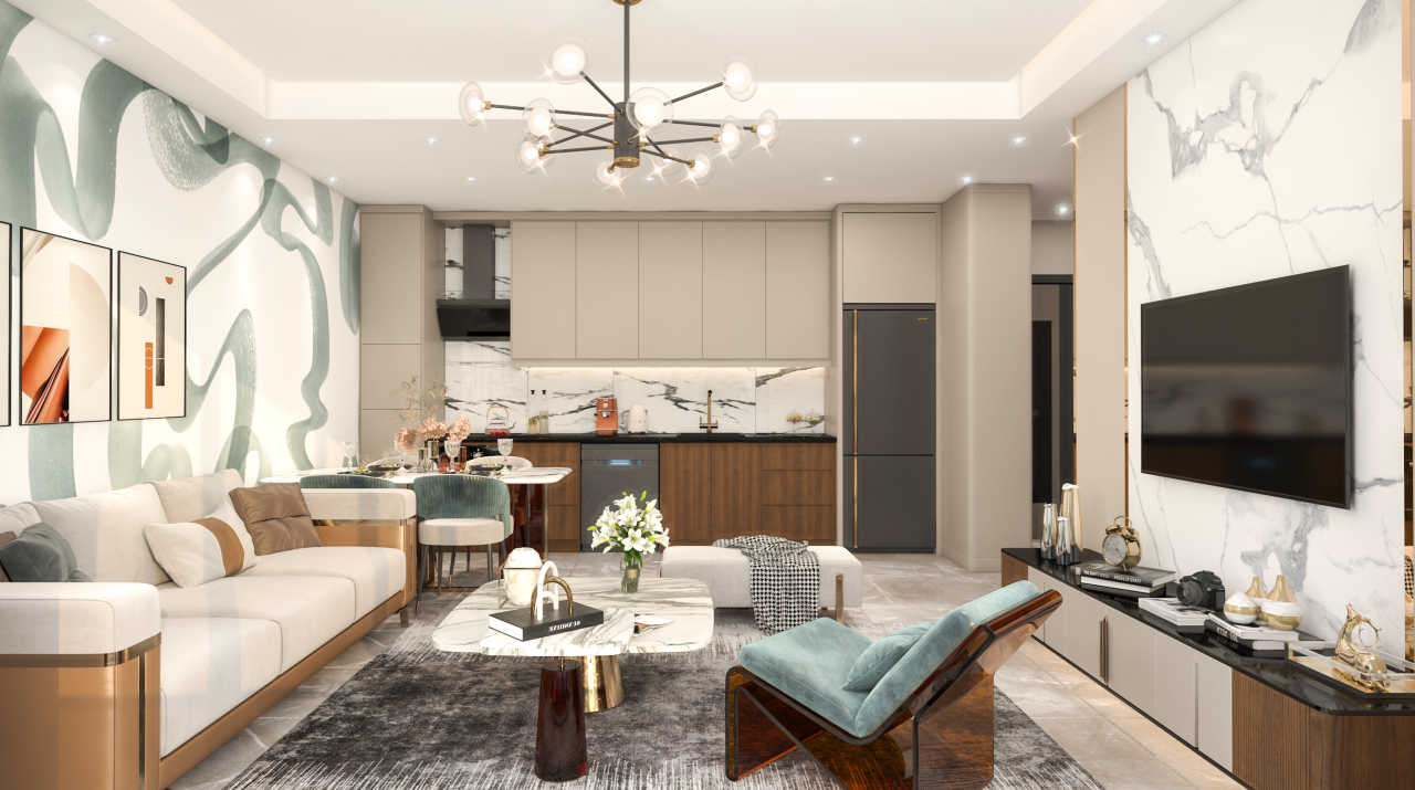 Квартира в Алании, Турция, 122 м2 фото 2