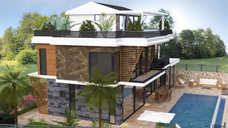 Вилла в Калкане, Турция, 450 м2 фото 3