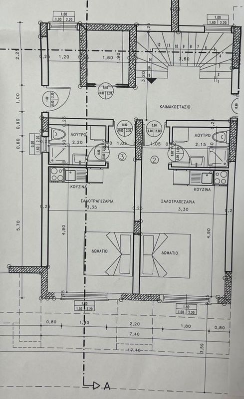 Студия на Халкидиках, Греция, 30 м2 фото 2