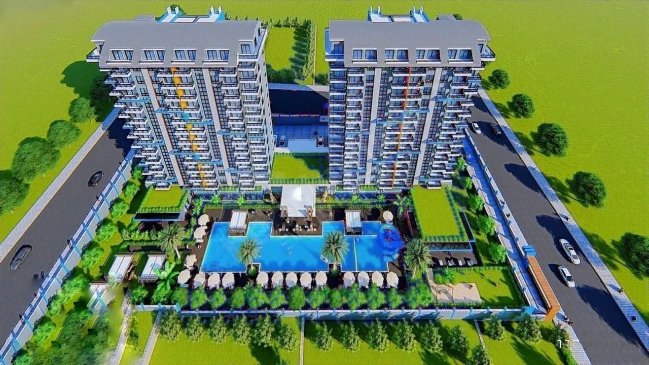 Квартира в Алании, Турция, 50 м2 фото 2