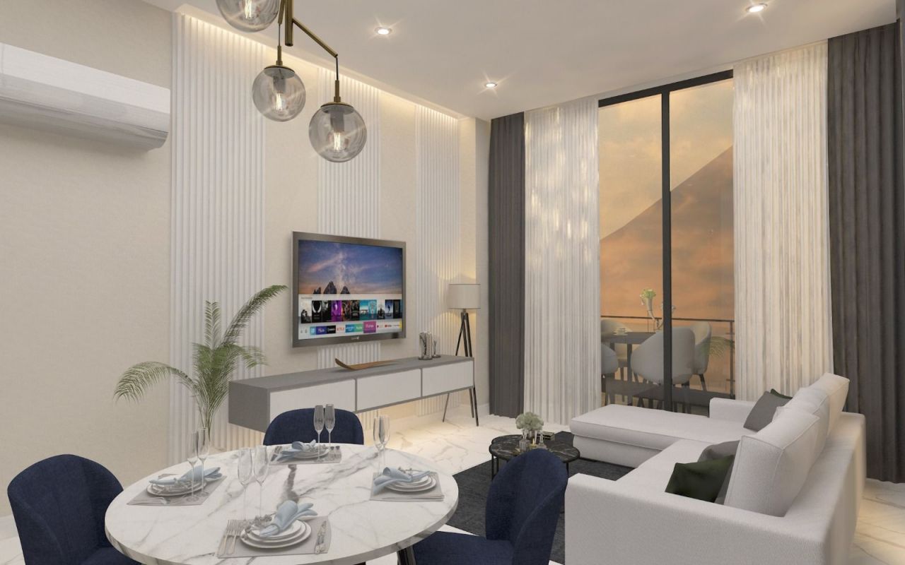 Квартира в Алании, Турция, 60 м2 фото 2