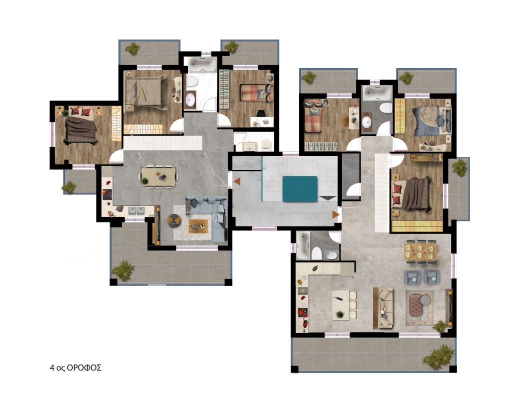 Апартаменты в Салониках, Греция, 158 м2 фото 5