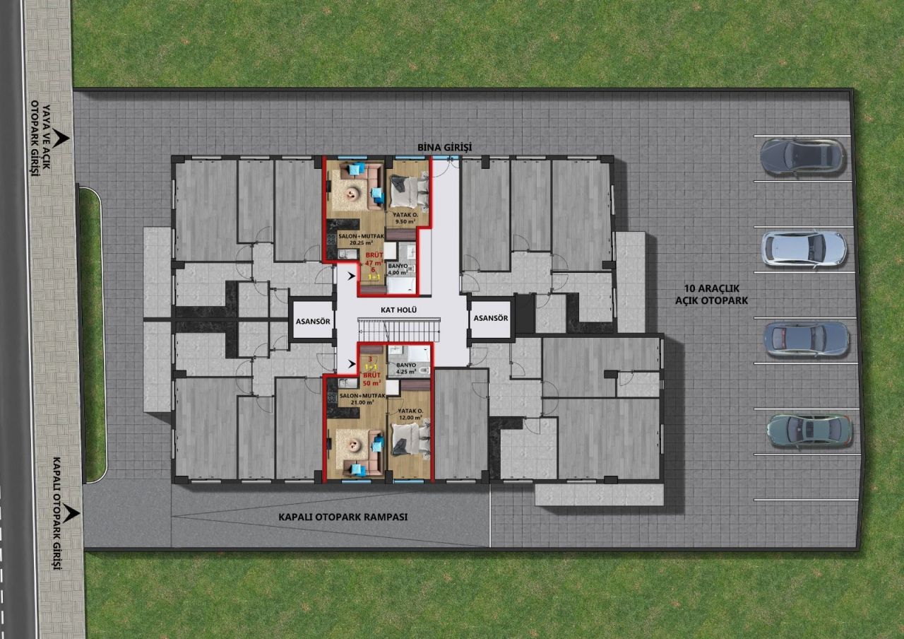 Квартира в Анталии, Турция, 250 м2 фото 3
