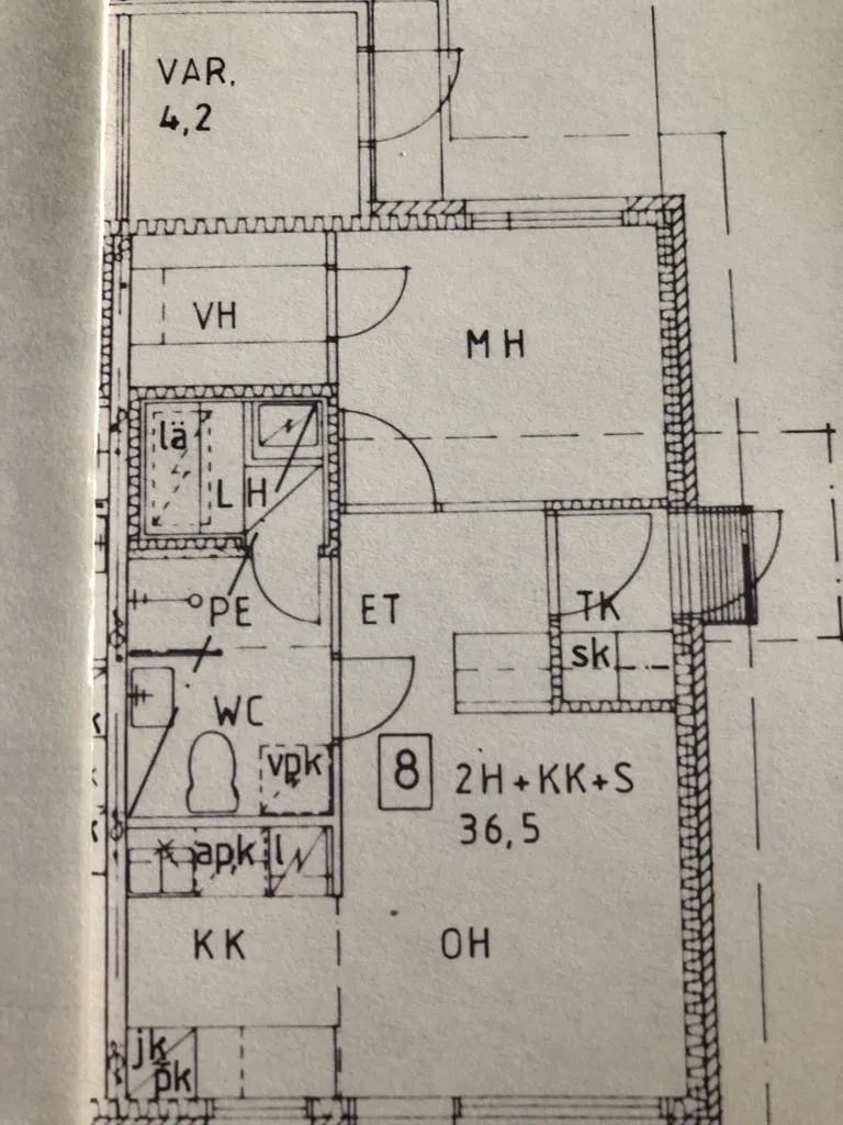 Таунхаус в Ямся, Финляндия, 36.5 м2 фото 2