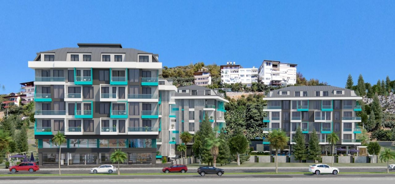 Апартаменты в Алании, Турция, 70 м2 фото 2
