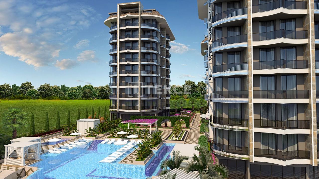 Апартаменты в Алании, Турция, 54 м2 фото 2