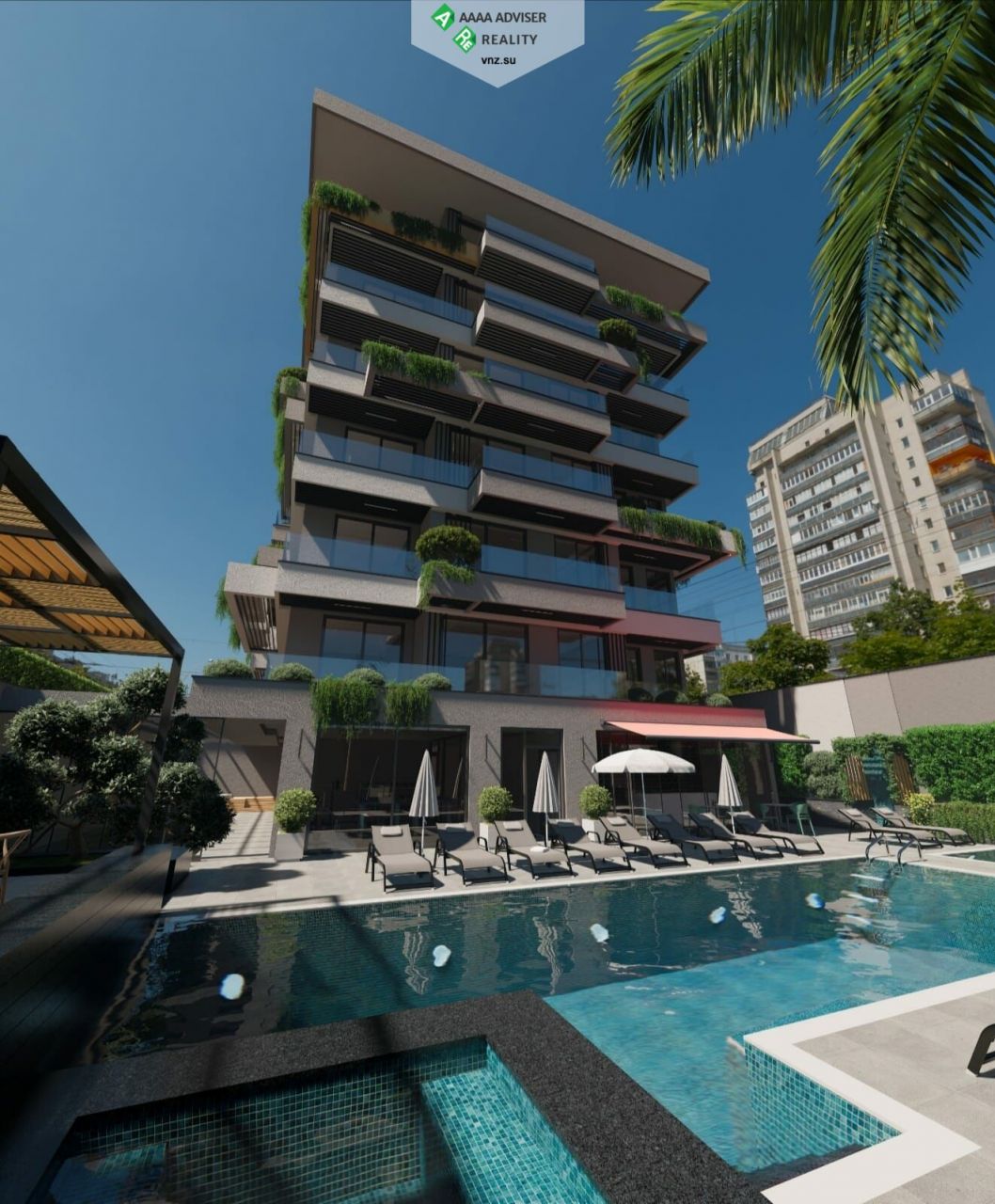 Квартира в Алании, Турция, 60 м2 фото 2