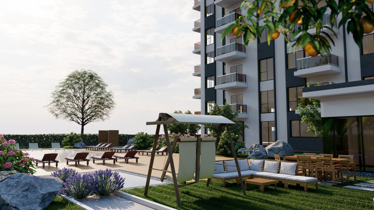Квартира в Алании, Турция, 50 м2 фото 3