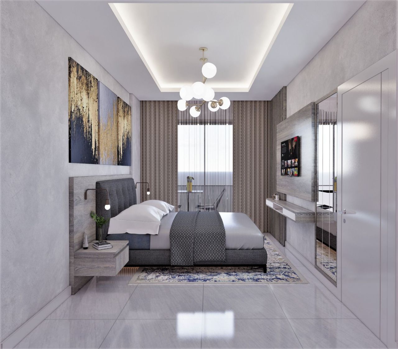 Квартира в Алании, Турция, 43 м2 фото 5