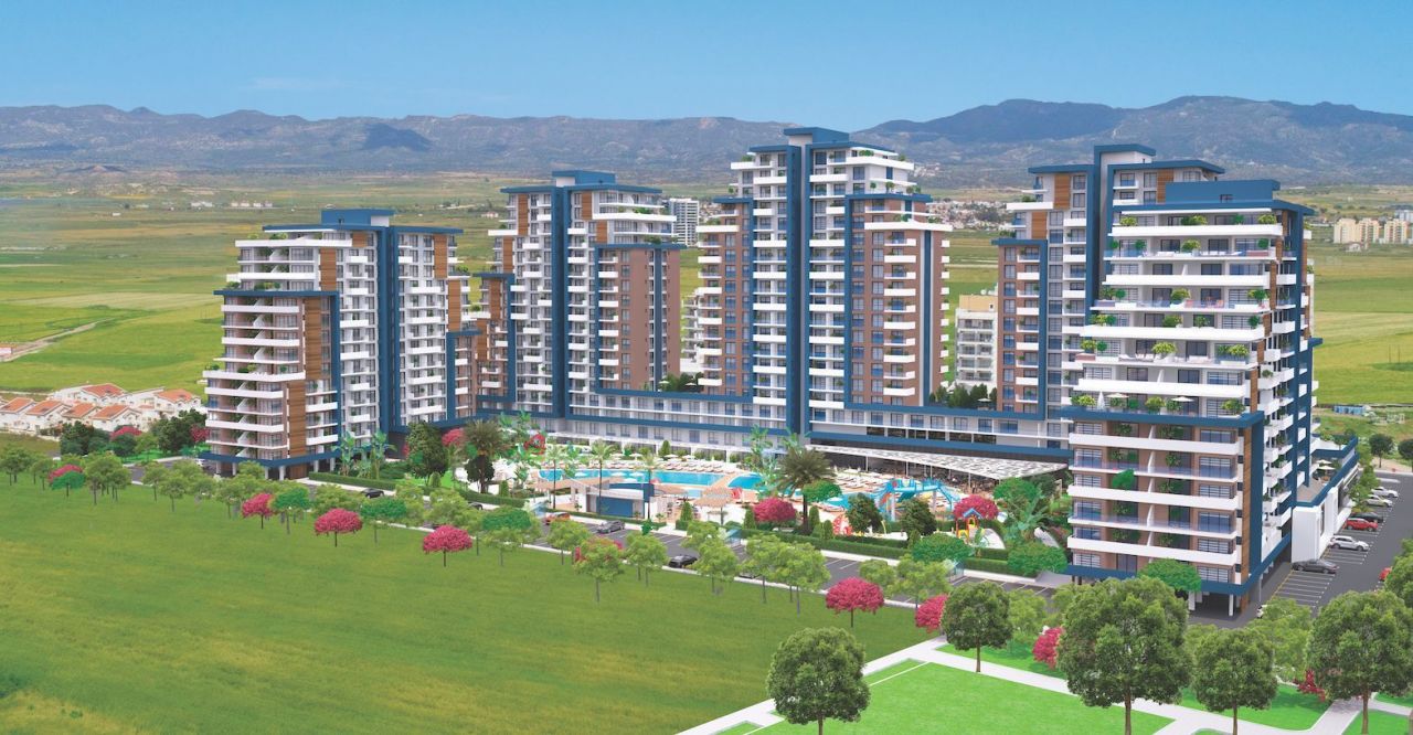 Апартаменты в Фамагусте, Кипр, 35 м2 фото 3