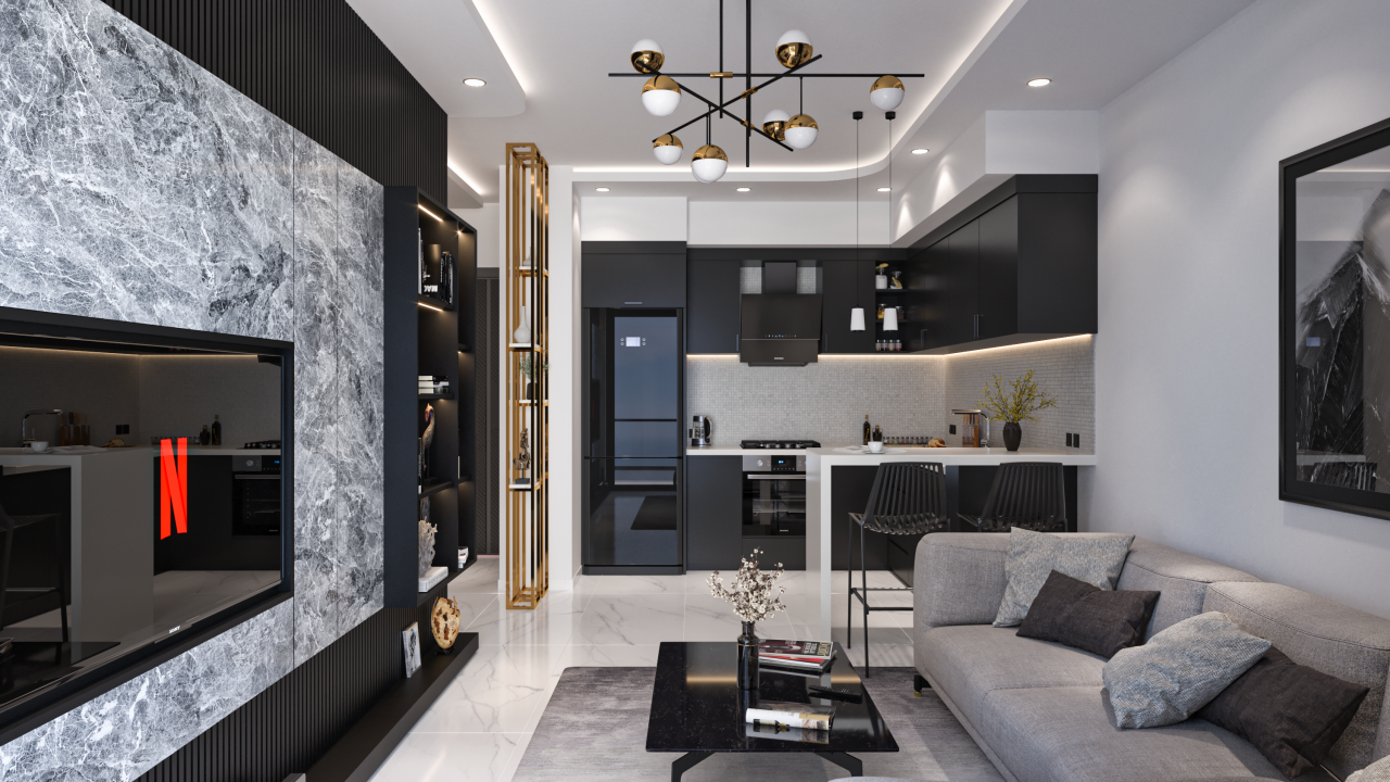 Квартира в Алании, Турция, 45 м2 фото 5