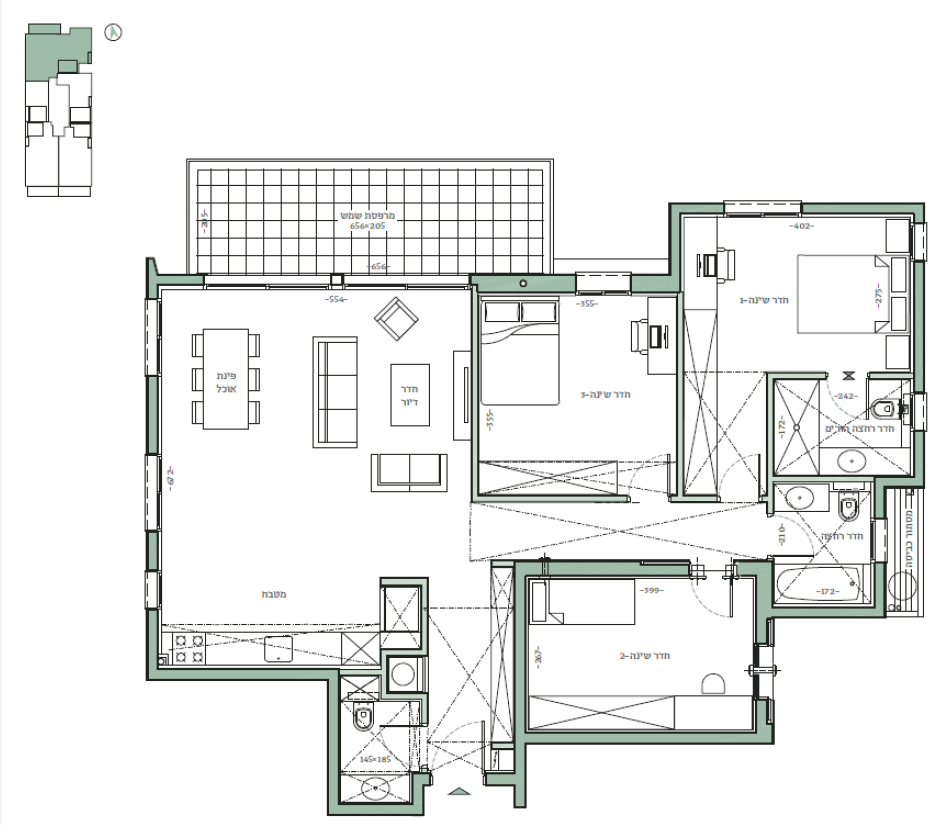Квартира в Тель-Авиве, Израиль, 127.5 м2 фото 4