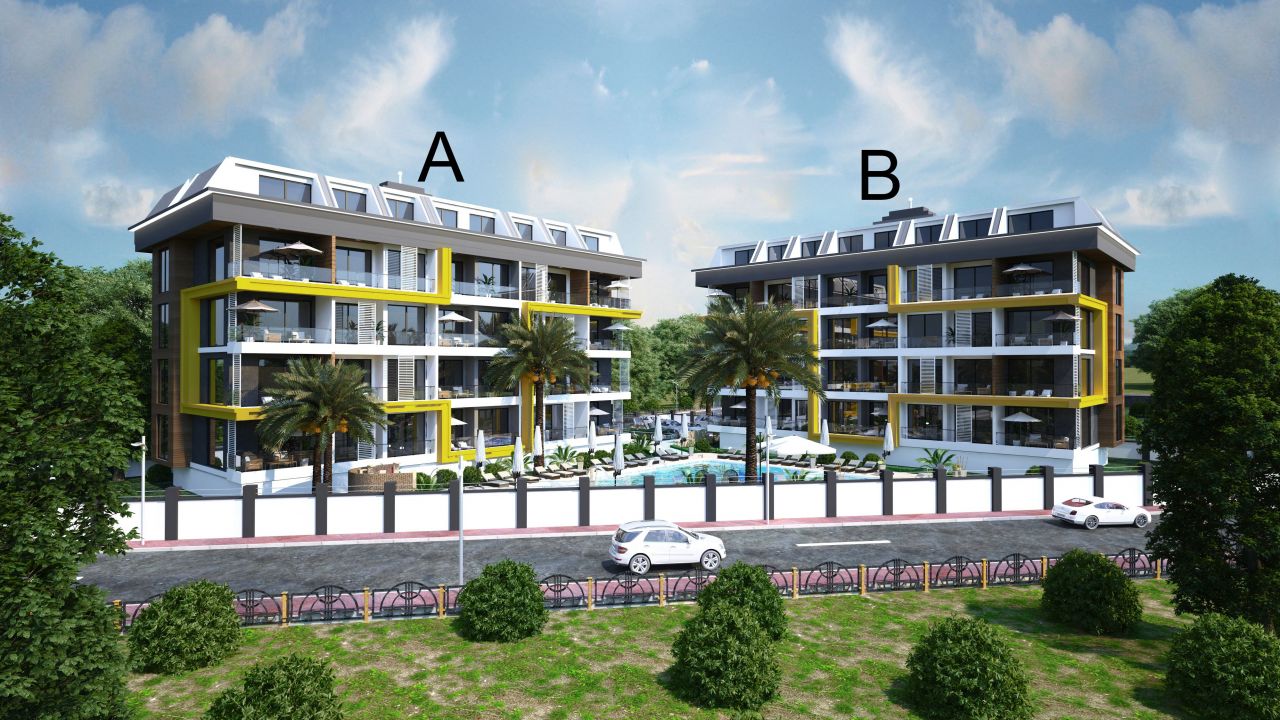 Апартаменты в Алании, Турция, 50 м2 фото 3