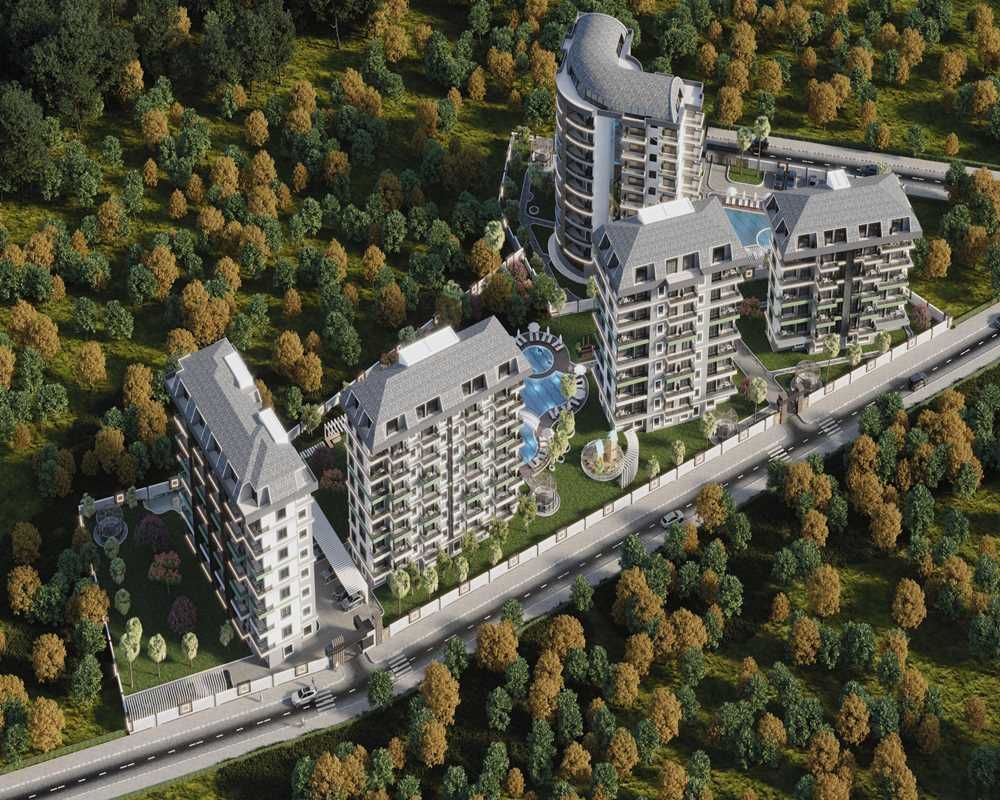 Апартаменты в Алании, Турция, 60 м2 фото 2